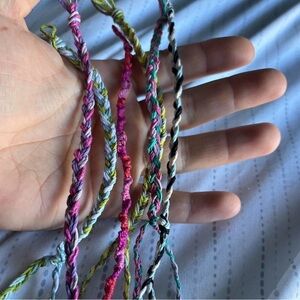 Colorful Braided Friendship Bracelets